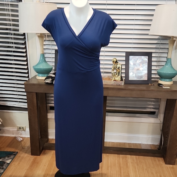 Doublju Navy Midi Dress - Picture 1 of 5
